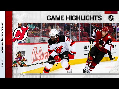 Devils @ Coyotes 4/12 | NHL Highlights 2022 video clip