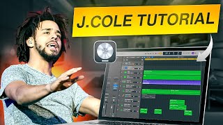 Logic Pro 11 • How to Make HARD J. Cole Beats