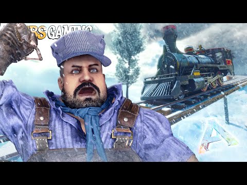 We Built a Train in Ark Survival Ascended!!!