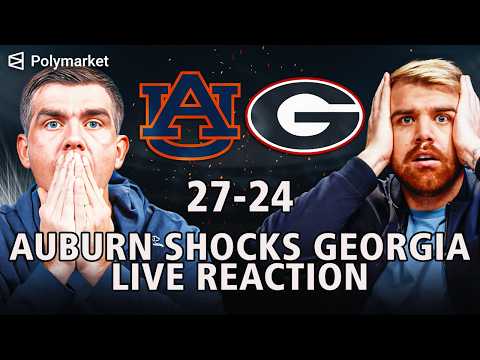 Auburn SHOCKS Georgia LIVE REACTION