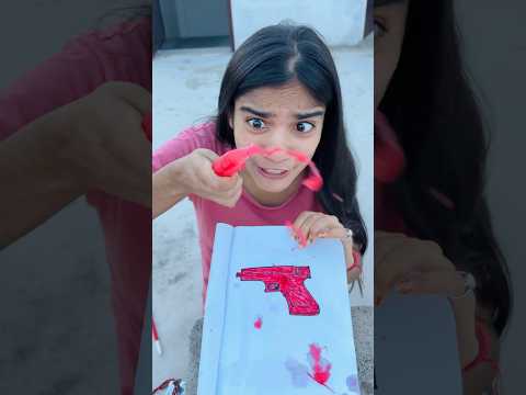 Red Pistol 🔫 colour🎨💅kiya??😍#shortsvideo