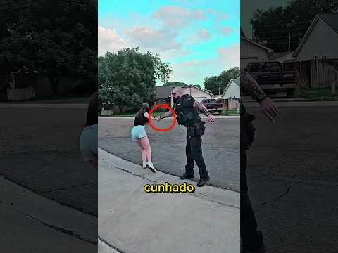 Ela desafiou um POLICIAL! #curiosidades #policia