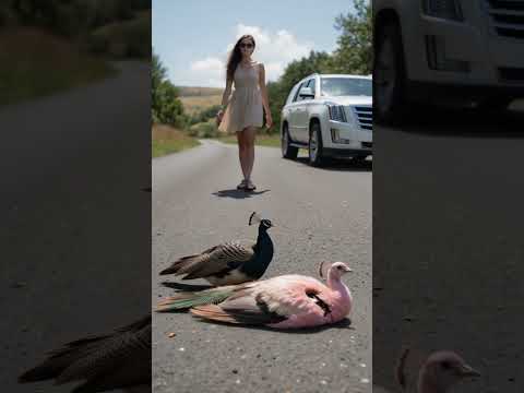 Peacock asks humans for help to rescue its baby.#peacock#rescue #love
