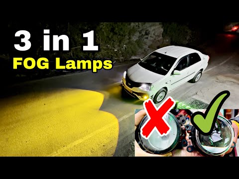 Best FOG lamp Projectors for any Car | 3 Color IPH Projector M617 | Modified Ertiga & Modified Etios