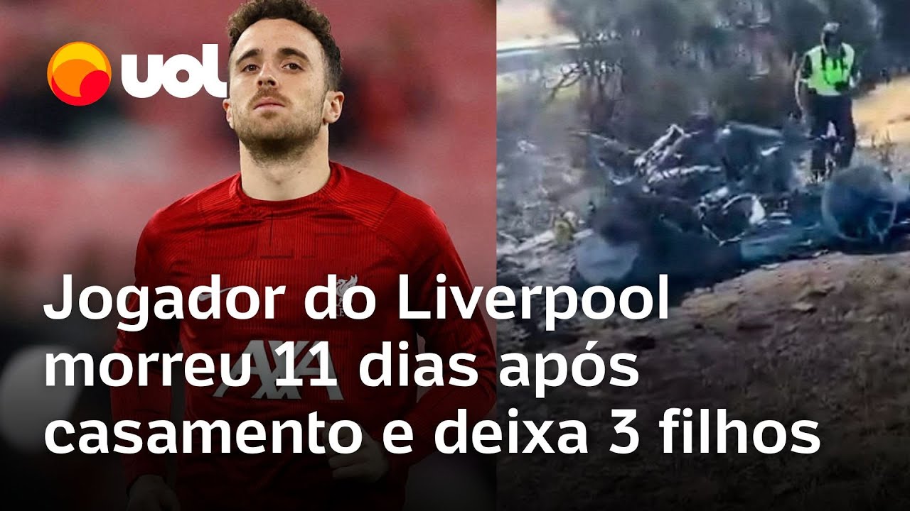 Morre Diogo Jota: jogador do Liverpool tinha acabado de casar, estava com irmão e tinha 3 filhos