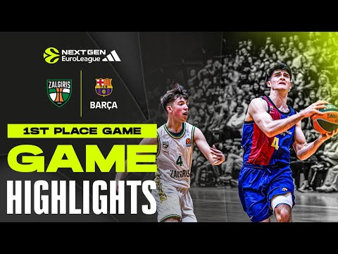 Ulm Qualifier 1st-place Game Highlights I U18 Zalgiris Kaunas vs U18 FC Barcelona