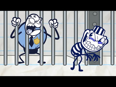 Jail Mouse Rock | Pencilmation Cartoons!