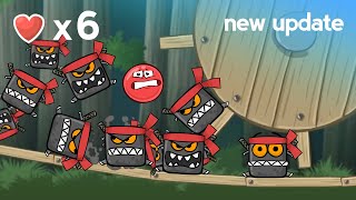 Red Ball Animation | Red Ball Takes on 100 Ninja Boxes in EPIC Jungle Battle Ep 26