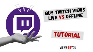Buy Twitch Views - Packages of Views4You