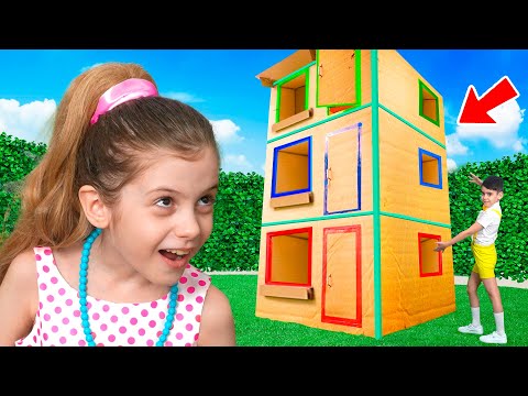 Eva Casa de cartón gigante y otras aventuras para niños