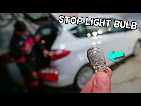 FORD C-MAX REAR STOP LIGHT BULB, BRAKE LIGHT BULB REPLACEMENT REMOVAL
