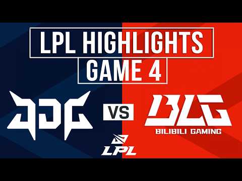 JDG vs BLG Highlights Game 4 | LPL 2026 Split 1 Playoffs | JD Gaming vs Bilibili Gaming