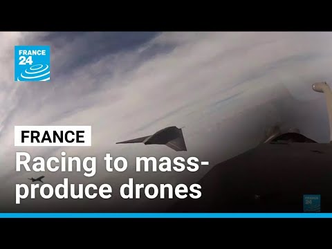YouTube video thumbnail: France Enters Race to Mass-Produce Drones