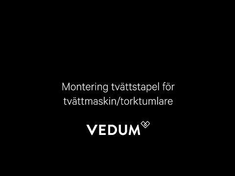 Vedum Kök & Bad - Montering Tvättstapel