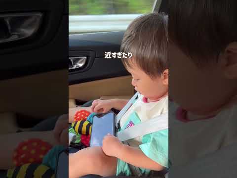 車ぐずりの最終兵器!スマホホルダー✨#赤ちゃん #育児ハック #子育て