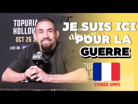 Robert Whittaker sur Khamzat : Je suis prêt pour 25 minutes (traduction voix off en français)