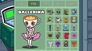 Ballerina Capuchina in Among Us ◉ funny animation - 1000 iQ impostor