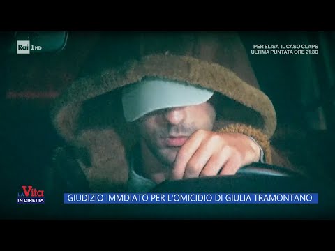 Giudizio immediato per l'omicidio di Giulia Tramontano - La vita in diretta 07/11/2023