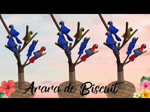 Araras de Biscuit - Diy - Fácil de Fazer