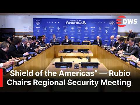 FULL: Rubio Chairs “Shield <strong>of</strong> the Americas” <strong>Meeting</strong> at UNGA | Security &amp; Anti-Cartel Coalition |AC1E