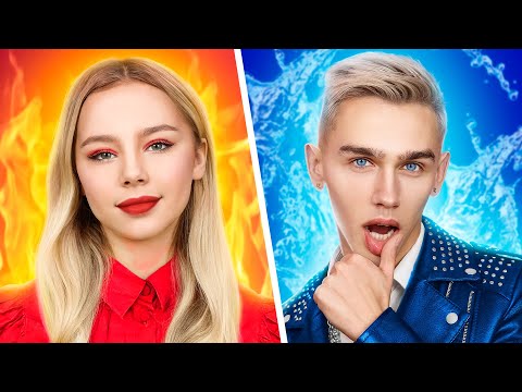 ¡Entré al Mundo de Elementos! Fuego y Agua se Convirtieron en Pareja
