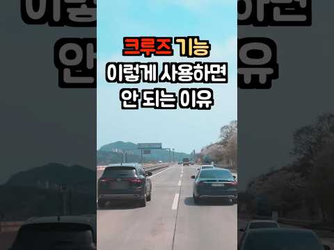 크루즈 한 번 쓸 때마다 돈 나가는 거 알고 계셨나요?