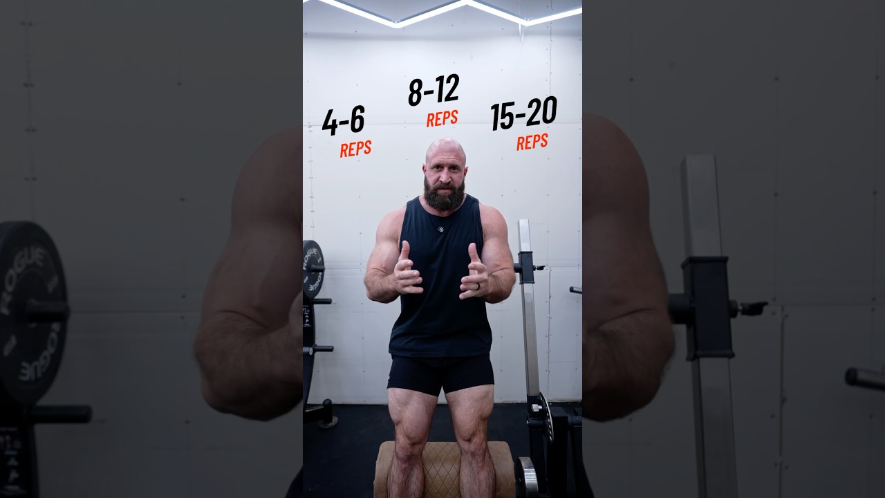 The BEST Rep Range For Hypertrophy! #hypertrophy #bodybuilding