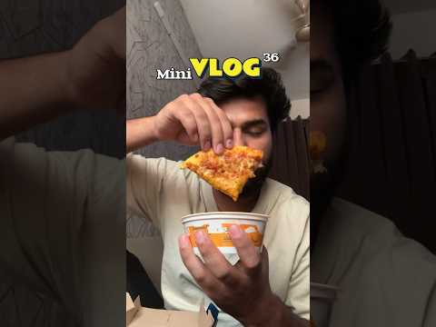 Trying Pizza 🍕With Gravy 🤤 !! #foodhacks #foodshorts  #minivlog