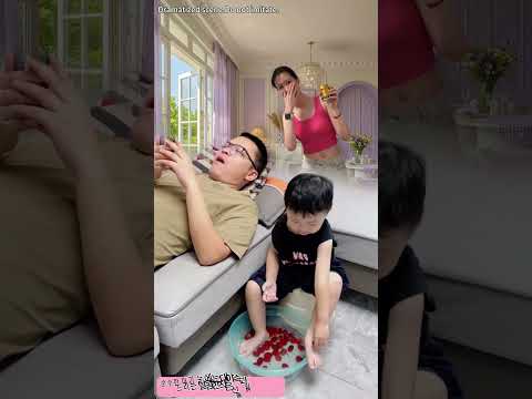 아기와 아빠의 재미있는 일상～/Fun daily moments <strong>of</strong> <strong>baby</strong> and dad🤣