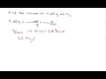 Unit Conversion and Molecular Mass