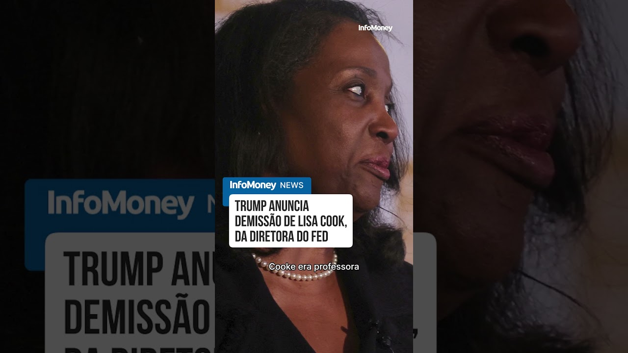 Trump anuncia demissão de Lisa Cook Saiba quem é a diretora do Fed | InfoMoney News
