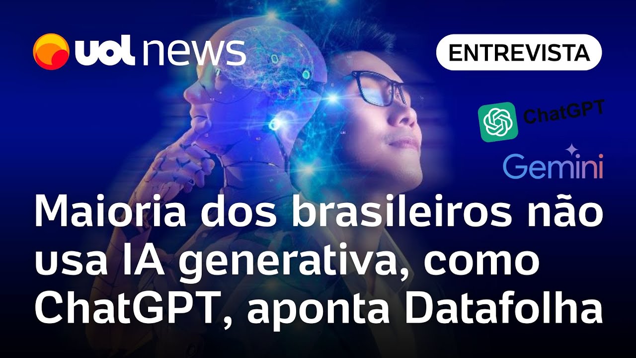 Maioria dos brasileiros não usa IA como ChatGPT diz Datafolha presidente da Fundação Itaú analisa
