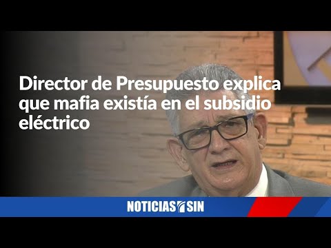 Entrevista a director general de Presupuesto, José Rijo Presbot