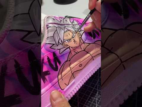 Pintando Sneakers de Goku Ultrainstinto🔥🐉 #goku #dragonball #dragonballsuper #gokuultrainstinct
