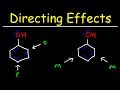 Activating and Deactivating Groups in Aromatic Substitution