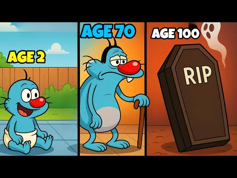 Every Jump Oggy Became More Older in Roblox