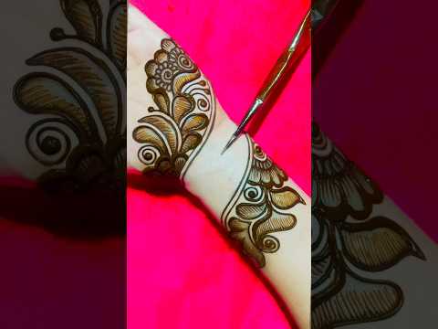 latest arabic fronthand mehndi design | easy mehandi #shorts #short #mehndi #mehandi #mehndidesigns