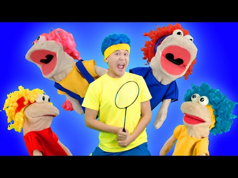 Daddy Dance with Puppets | D Billions Kids Songs