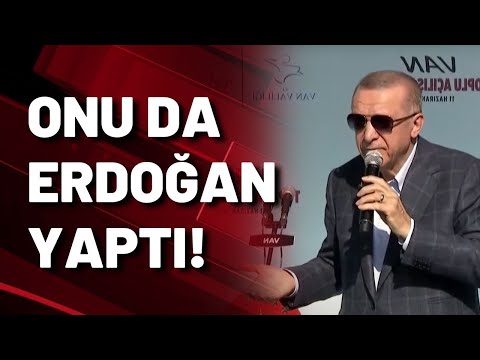 Erdoğan'ın 'biz yaptık' listesi yenilendi...