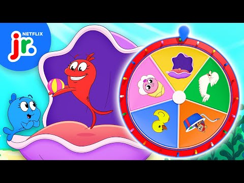 Mystery Wheel of Opposites! ❤️💙 Dr. Seuss's Red Fish, Blue Fish | Netflix Jr