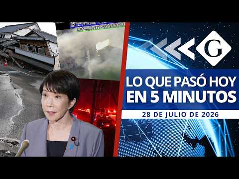 🔵 Noticias 28 julio: TERREMOTO DE 7,1 REMECE JAPÓN Y COLAPSA CENTRO COMERCIAL | Noticiero