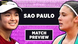 Eala vs Riera | WTA Sao Paulo 2025 | Tennis Talk Preview & Prediction