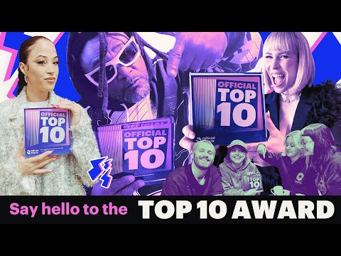 Say hello to the brand-new Official Top 10 Award from Official Charts!