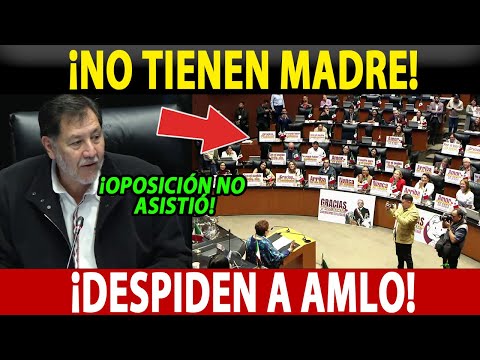 ¡N0 TIENEN M4DR3! OPOSICIÓN NO SE PRESENTÓ A LA DESPEDIDA DEL PRESIDENTE AMLO, NOROÑA MANDA MENSAJE