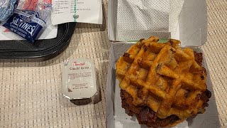 Going Inside Chick-fil-A To Try There New Chicken And Waffles 