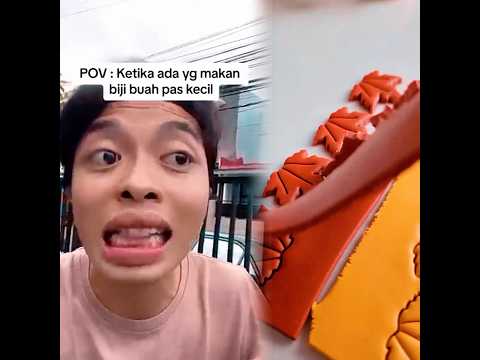 DRAMA Adinsyach, ketika ada Tg makan biji buah pas kecil #shorts