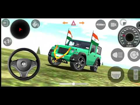 Dollar (~Song~) Modified Mahindra Green Thar😈💀|| Indian Cars Simulator 3D | Android Gameplay |