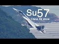 Russia Su-57 Cobra maneuver China Air Show  Many Maneuvers