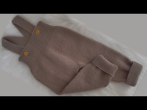 Kolay Örgü Bebek Tulumu Yapımı