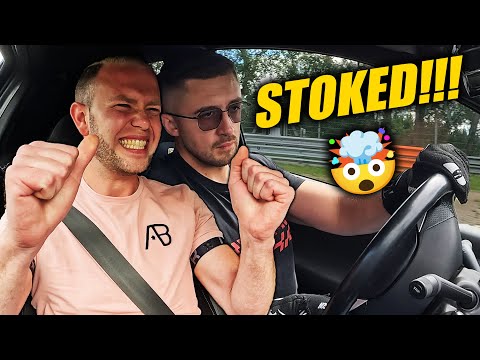 EMOTIONAL OVERDOSE With Super Excited Abarth Owner! // Nürburgring